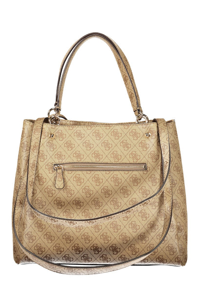 GUESS JEANS WOMEN'S BEIGE BAG