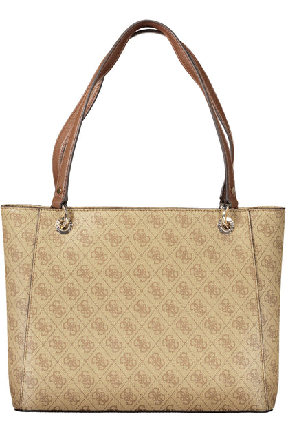 GUESS JEANS WOMEN'S BEIGE BAG