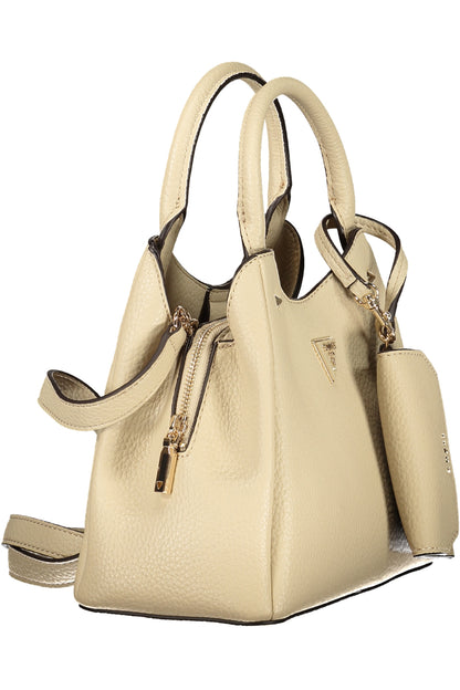 GUESS JEANS WOMEN'S BEIGE BAG