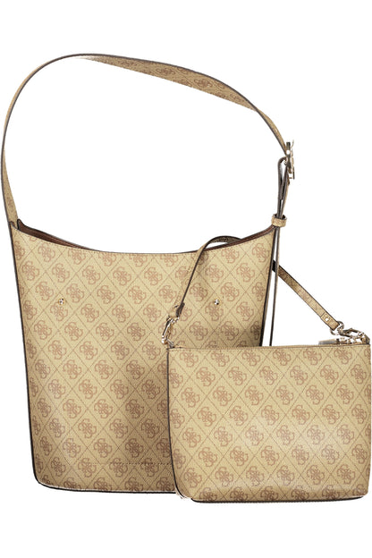 GUESS JEANS WOMEN'S BEIGE BAG