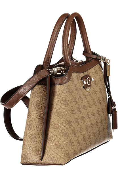 GUESS JEANS WOMEN'S BEIGE BAG