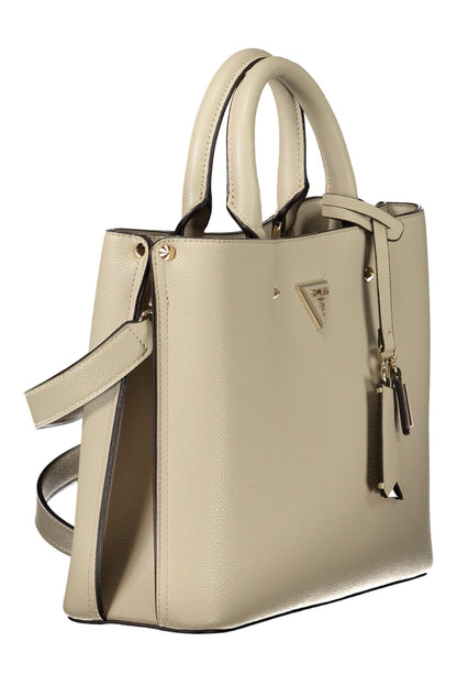 GUESS JEANS WOMEN'S BEIGE BAG