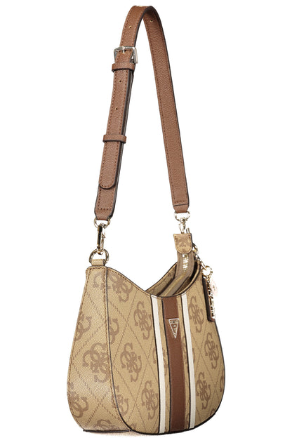 GUESS JEANS WOMEN'S BEIGE BAG