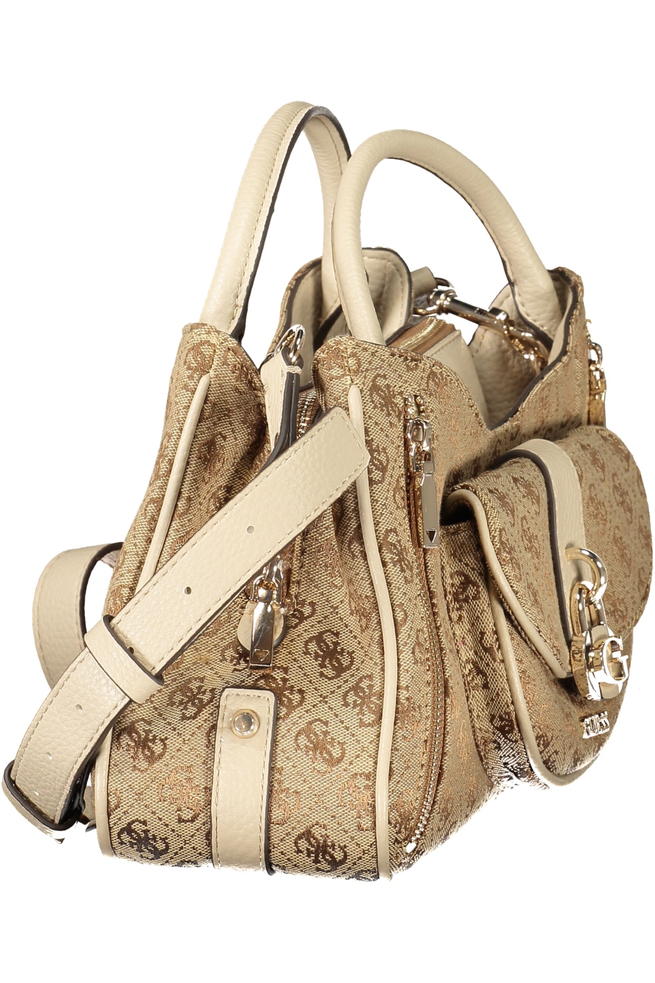 GUESS JEANS WOMEN'S BEIGE BAG