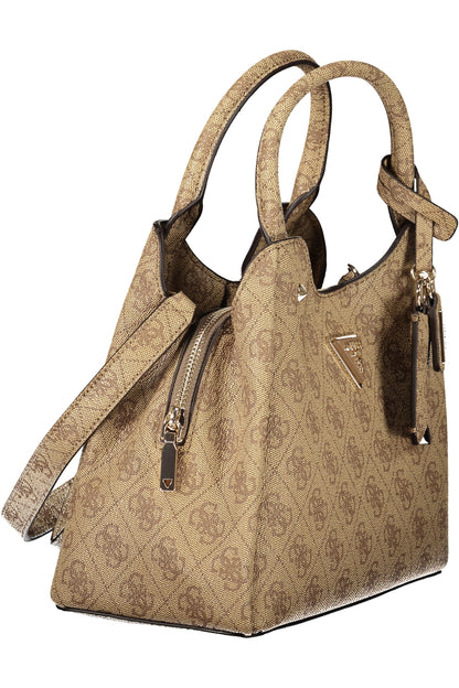 GUESS JEANS WOMEN'S BEIGE BAG