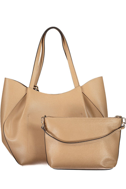 GUESS JEANS WOMEN'S BEIGE BAG