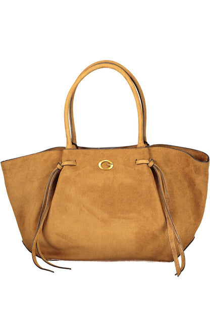 GUESS JEANS WOMEN'S BROWN BAG