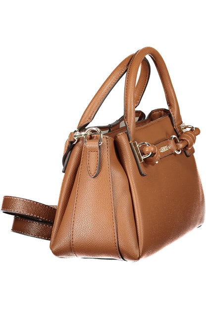 GUESS JEANS WOMEN'S BROWN BAG