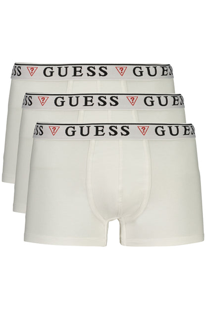 GUESS JEANS MEN'S WHITE BOXER
