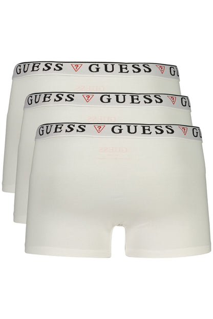 GUESS JEANS MEN'S WHITE BOXER