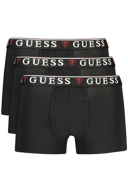 GUESS JEANS MEN'S BLACK BOXER