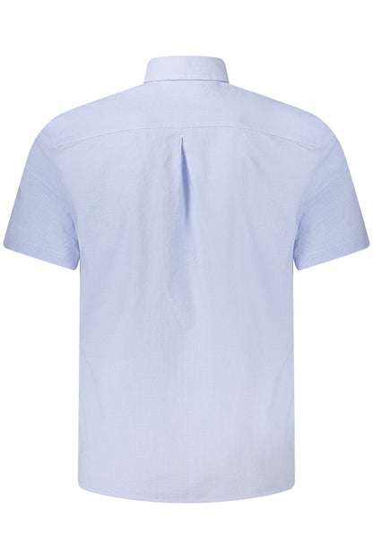 GUESS JEANS MEN'S SHORT-SLEEVED SHIRT, BLUE