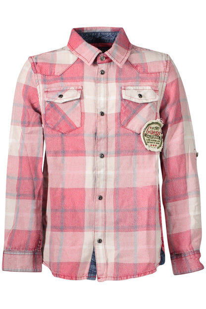 GUESS JEANS LONG SLEEVE SHIRT CHILDREN RED
