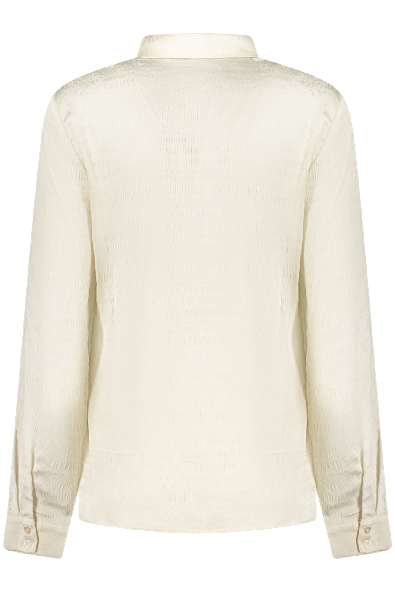 GUESS JEANS WOMEN'S LONG-SLEEVED SHIRT WHITE