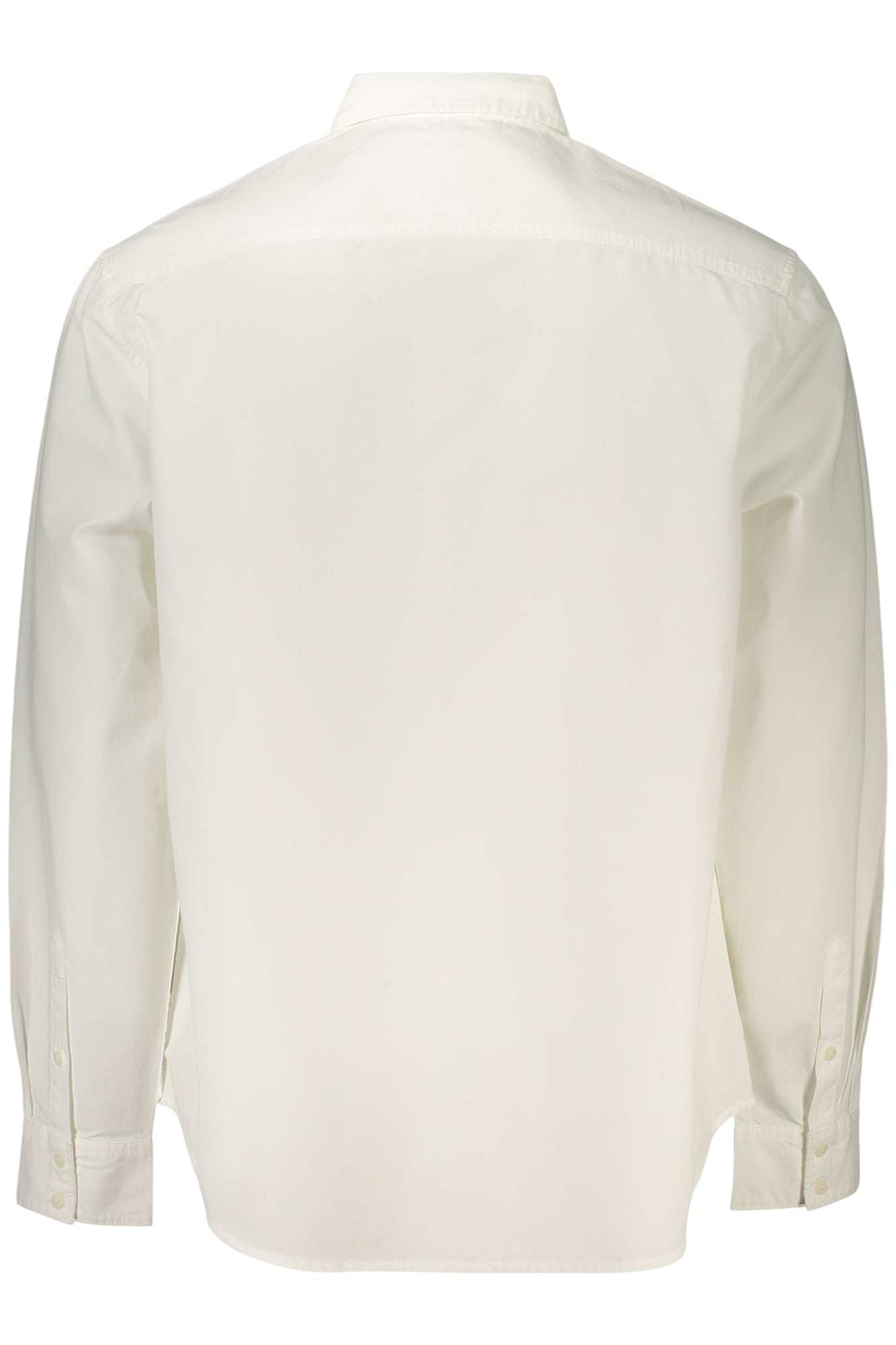 GUESS JEANS MEN'S LONG-SLEEVED SHIRT WHITE