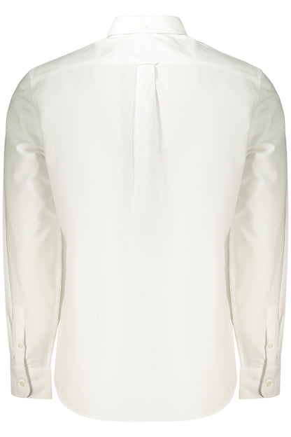 GUESS JEANS MEN'S LONG-SLEEVED SHIRT WHITE