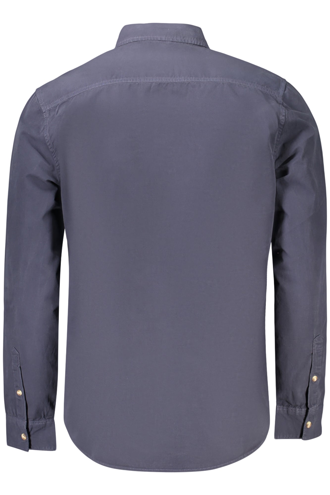 GUESS JEANS MEN'S LONG-SLEEVED SHIRT, BLUE