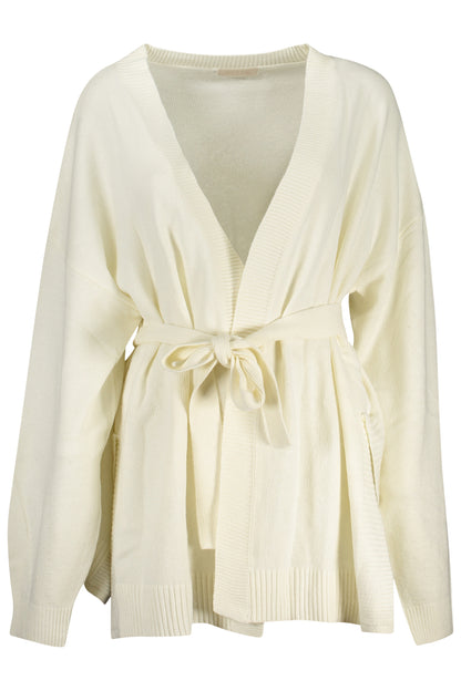 GUESS JEANS WOMEN'S CARDIGAN WHITE