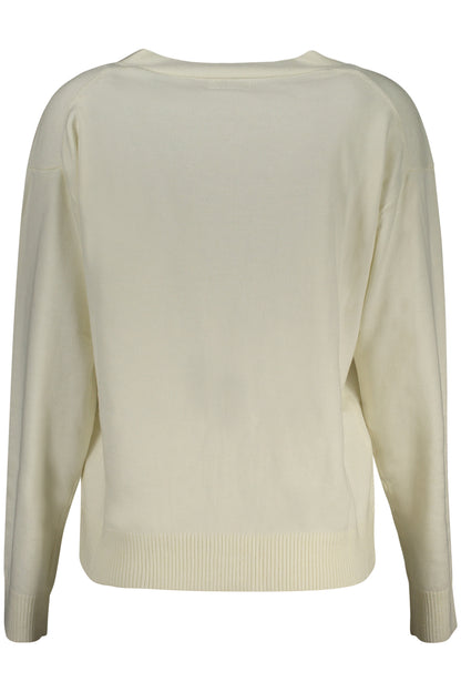 GUESS JEANS WOMEN'S CARDIGAN WHITE