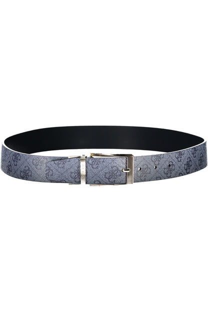 GUESS JEANS MEN'S BLUE LEATHER BELT