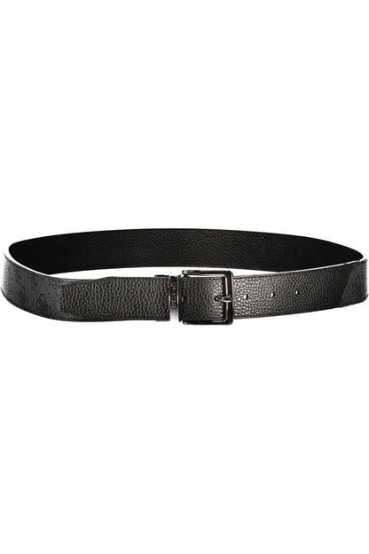 GUESS JEANS MEN'S GREY LEATHER BELT