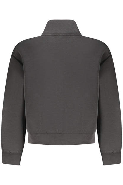 GUESS JEANS ZIP-UP SWEATSHIRT FOR GIRLS, BLACK
