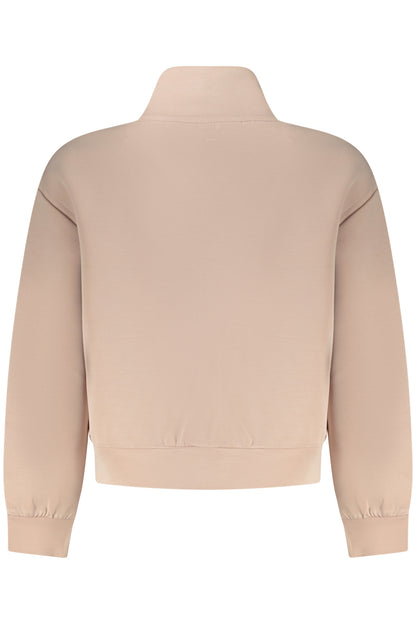 GUESS JEANS PINK ZIP-UP SWEATSHIRT FOR GIRLS