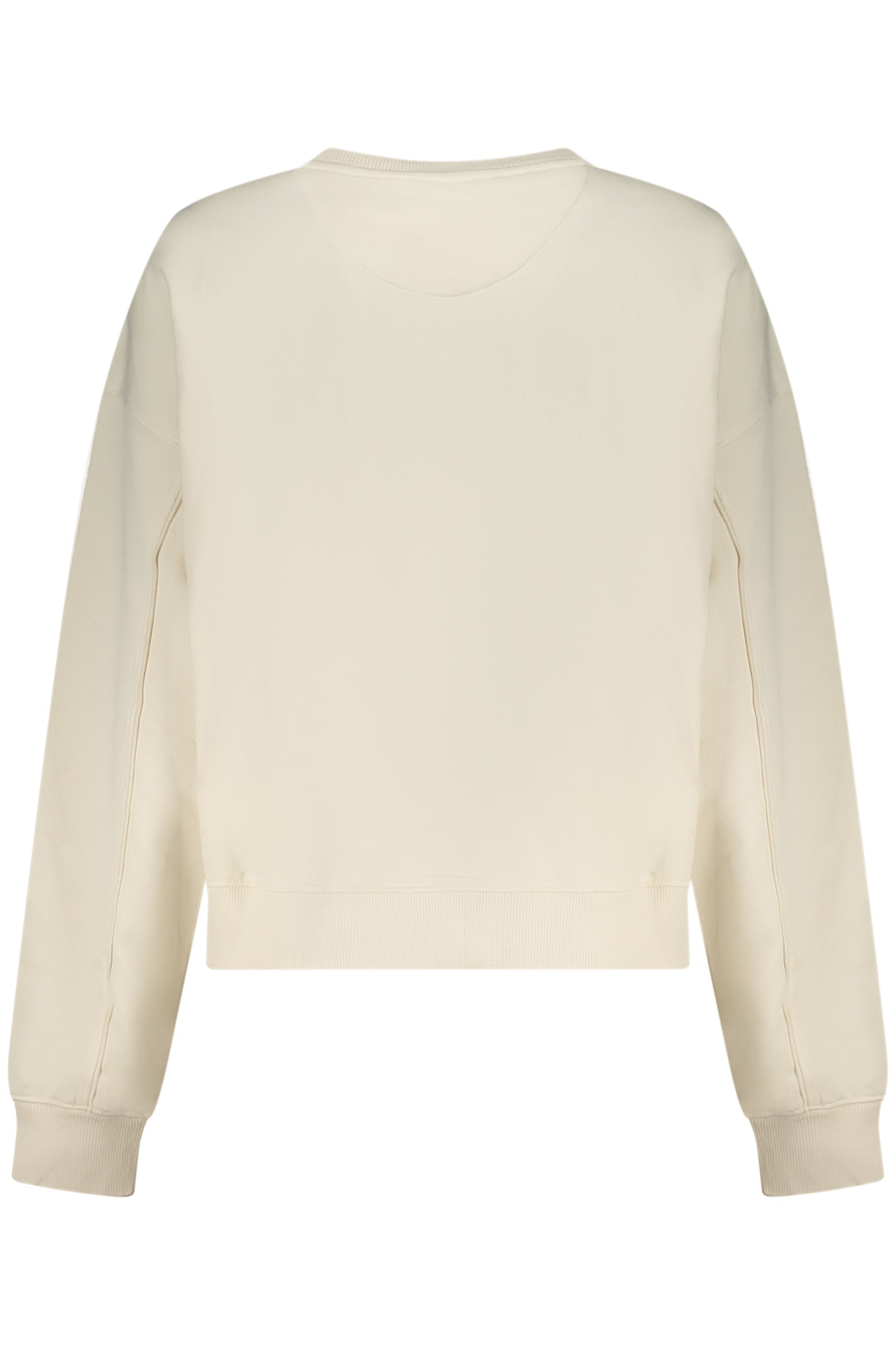 GUESS JEANS WOMEN'S WHITE ZIP-UP SWEATSHIRT