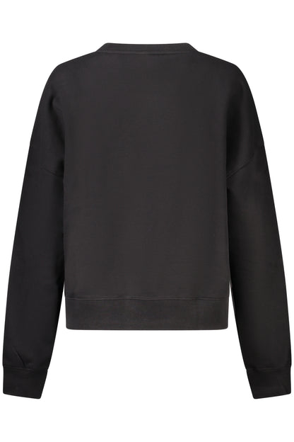 GUESS JEANS SWEATSHIRT WITHOUT ZIP WOMEN BLACK