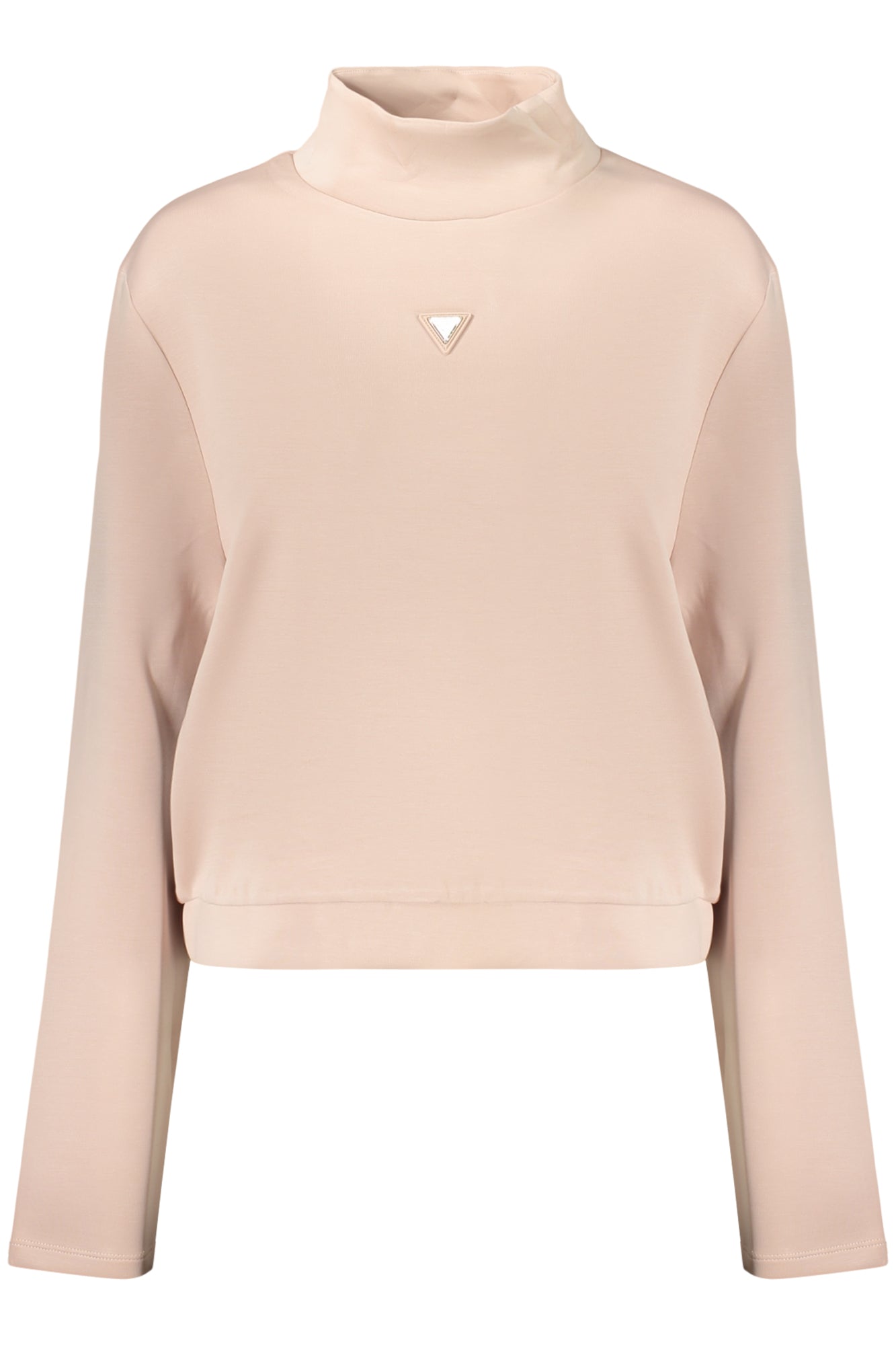 GUESS JEANS WOMEN'S PINK ZIP-UP SWEATSHIRT