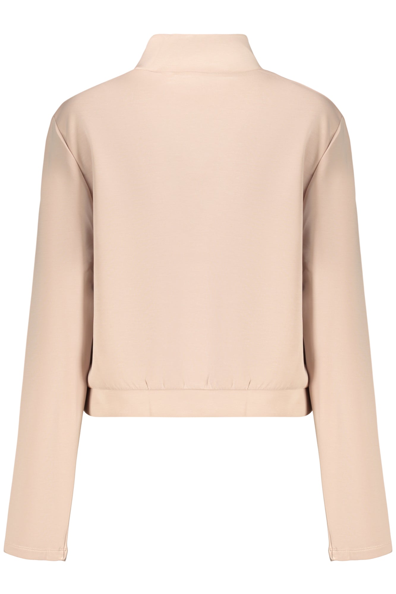 GUESS JEANS WOMEN'S PINK ZIP-UP SWEATSHIRT