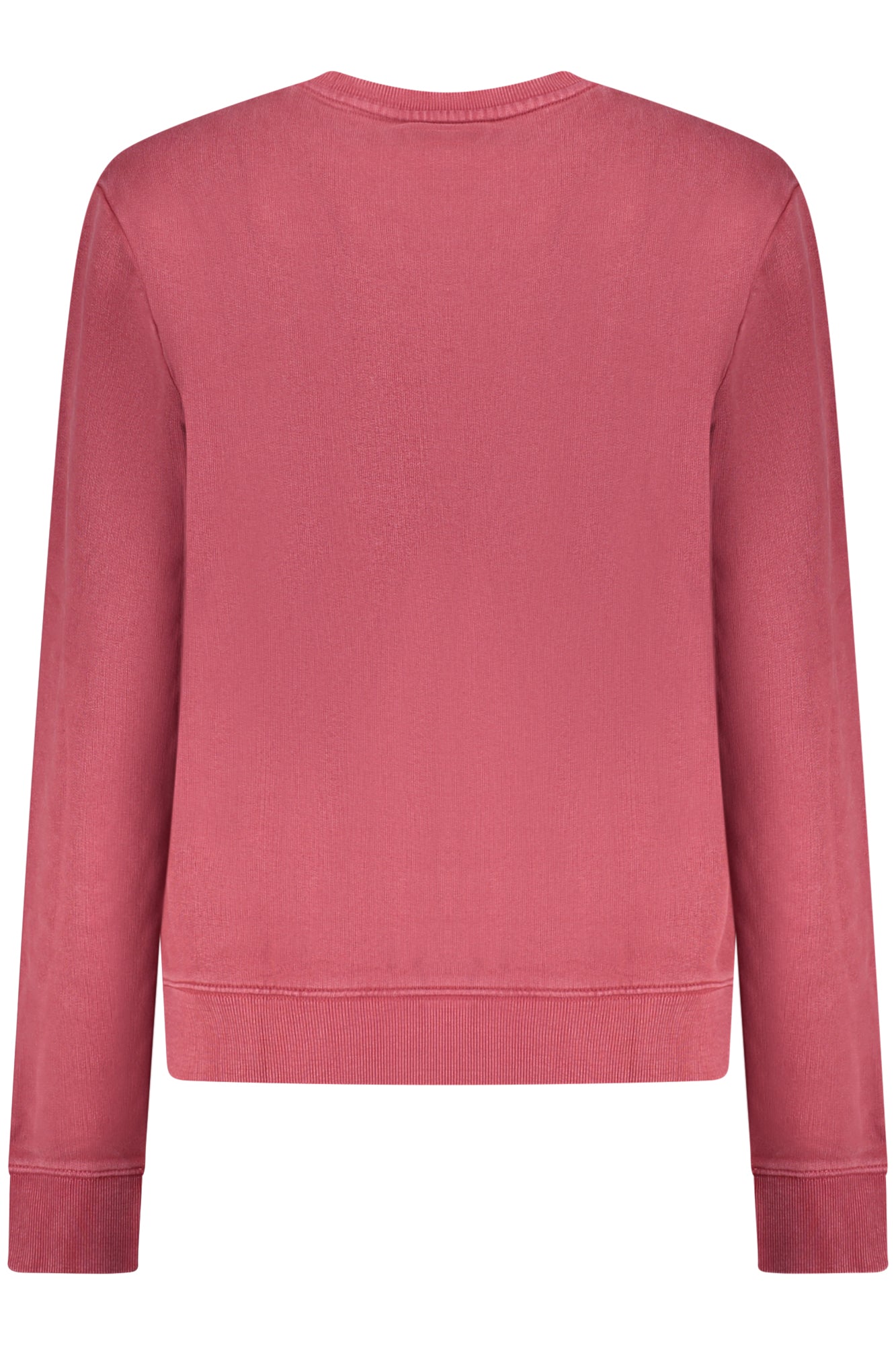 GUESS JEANS WOMEN'S RED ZIP-UP SWEATSHIRT
