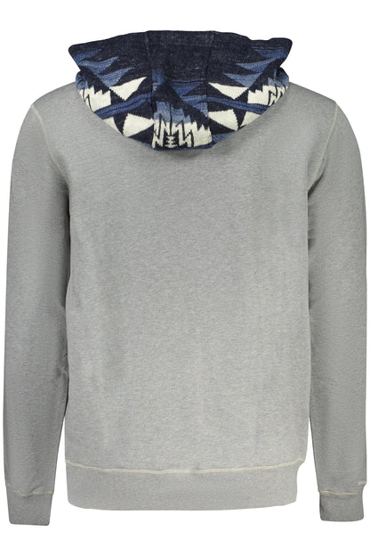 GUESS JEANS SWEATSHIRT WITHOUT ZIP MEN GREY