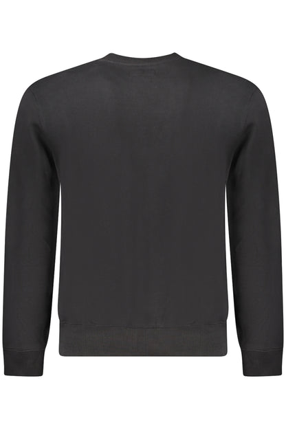 GUESS JEANS SWEATSHIRT WITHOUT ZIP MEN BLACK