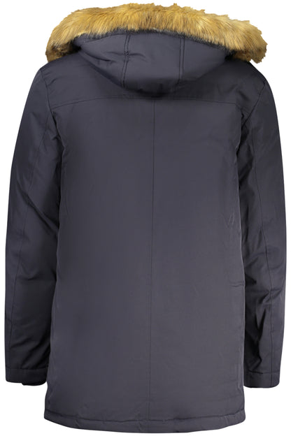 GUESS JEANS MEN'S BLUE JACKET