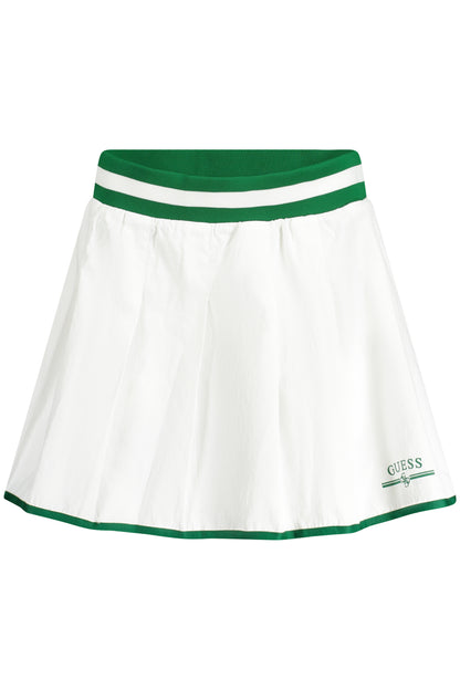 GUESS JEANS SHORT SKIRT WOMEN WHITE
