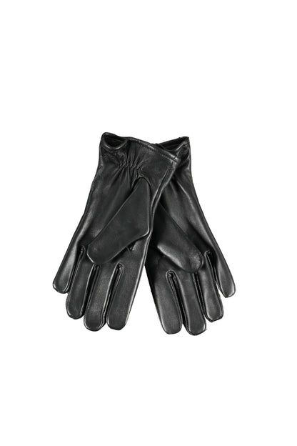 GUESS JEANS BLACK MAN GLOVES