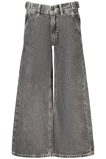 GUESS JEANS BLACK DENIM JEANS FOR GIRLS