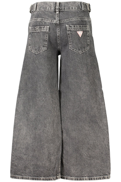 GUESS JEANS BLACK DENIM JEANS FOR GIRLS