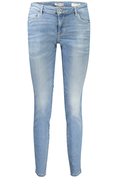 GUESS JEANS WOMEN'S DENIM JEANS BLUE