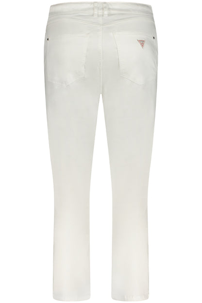 GUESS JEANS WOMEN'S WHITE DENIM JEANS
