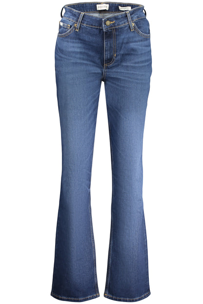 GUESS JEANS WOMEN'S DENIM JEANS BLUE