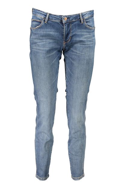 GUESS JEANS WOMEN'S DENIM JEANS BLUE