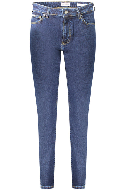 GUESS JEANS WOMEN'S DENIM JEANS BLUE