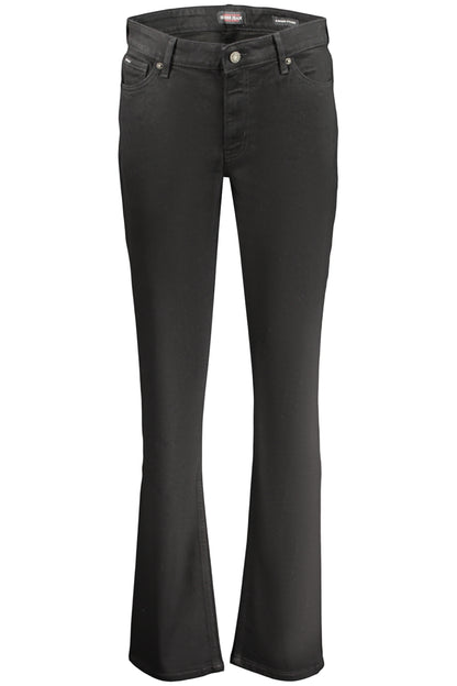 GUESS JEANS WOMEN'S BLACK DENIM JEANS