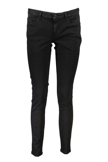 GUESS JEANS WOMEN'S BLACK DENIM JEANS