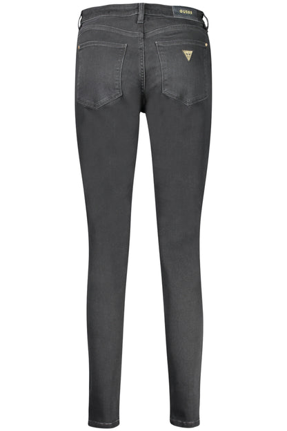 GUESS JEANS WOMEN'S BLACK DENIM JEANS