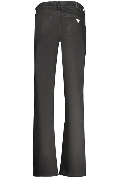GUESS JEANS WOMEN'S BLACK DENIM JEANS