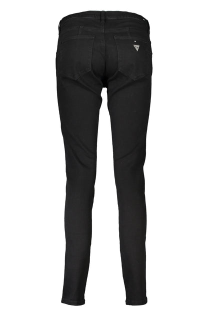 GUESS JEANS WOMEN'S BLACK DENIM JEANS