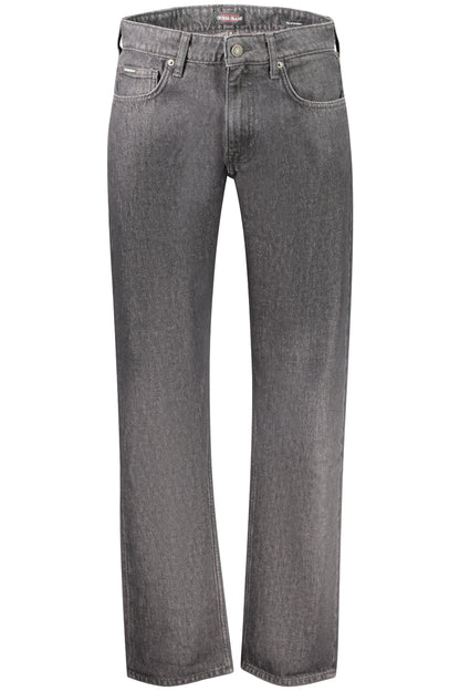 GUESS JEANS MEN'S DENIM JEANS BLACK